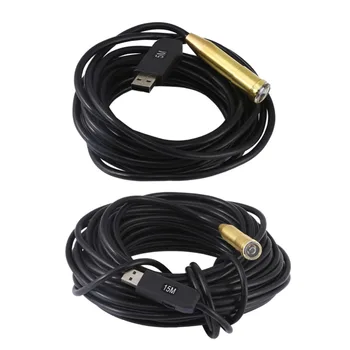 JINGLESZCN USB 14.5mm Dia 20m Length the Endoscope Cmos Waterproof Borescope Inspection Tube Visual Camera Cam Pipe Snake Cable