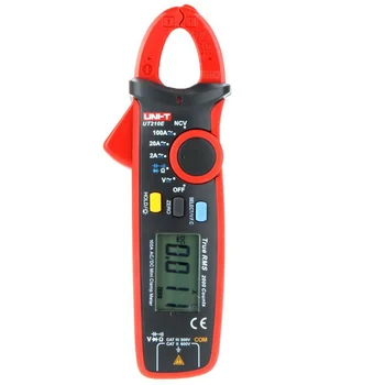 New Style UNI-T UT210E True RMS AC/DC Current Mini Clamp Meters w/ Capacitance Tester Red