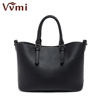 Vvmi brand 2016 women big bags simple zip totes handbags female hasp routine single shoulder bags new fashion classic vintage