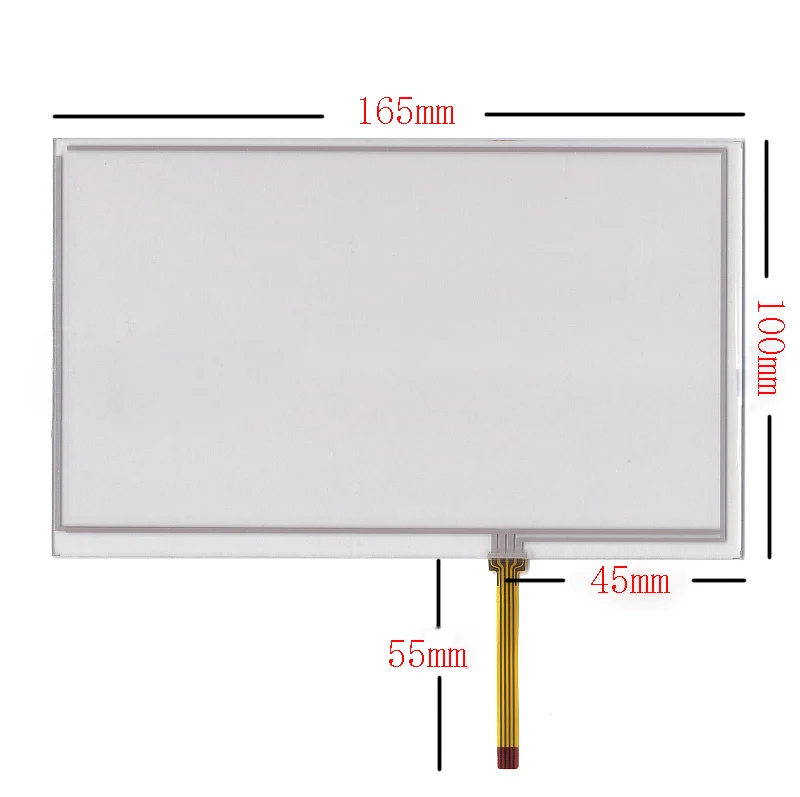 New 7'' touch screen digitizer panel For Prology latitude T-703 165*100mm