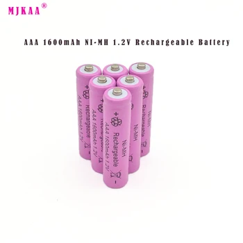 10pcs Ni-MH 1.2V AAA Rechargeable Battery 1600mAh 3A Neutral Battery Rechargeable battery for toys camera