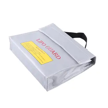 1Pc Explosion-proof Lipo Guard Charging Protection Battery Safe Bag Fire Resistant Pouch Lipo Safe Bag Explosion-Proof Bag