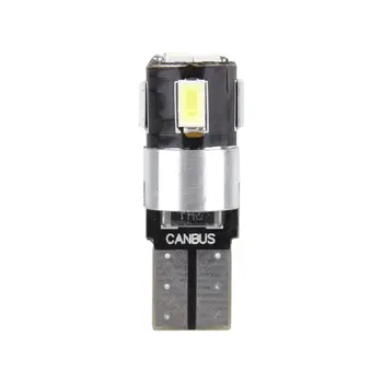 10PCS/lot T10 W5W 6-LED 5630 SMD FPC CANBUS Error Free Car Auto Wedge Light Lamp Bulb White Instrument Lights Wholesale