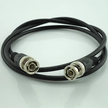 10 Pcs 1 Meter Rg59 Coax Coaxial Cable Bnc Male Connector To Bnc Connector Male CCTV Cable