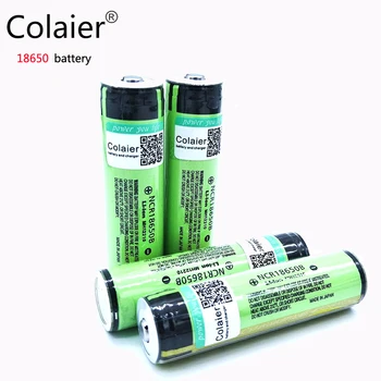 Colaier 4unids/lot New protected 18650 3400mah battery NCR18650B chargeable battery 3.7 V PCB Free Shopping