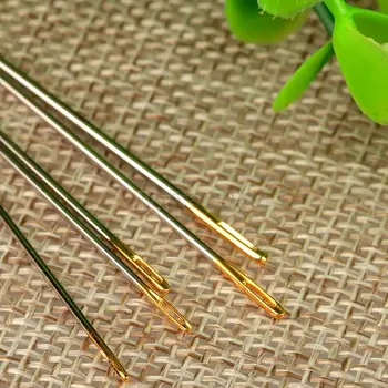 10Pcs Count Needles Canvas Leather Carpet Quilt Craft Hand Sewing Needles Stitching Repair Tools Repairing Embroidery Mending