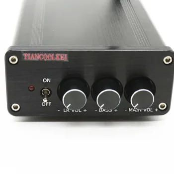 TIANCOOLKEI Subwoofer 2*50W+100W Mini TPA3116d2 2.1 CRS 4.0 Bluetooth Class D Digital Home Amplifier Board