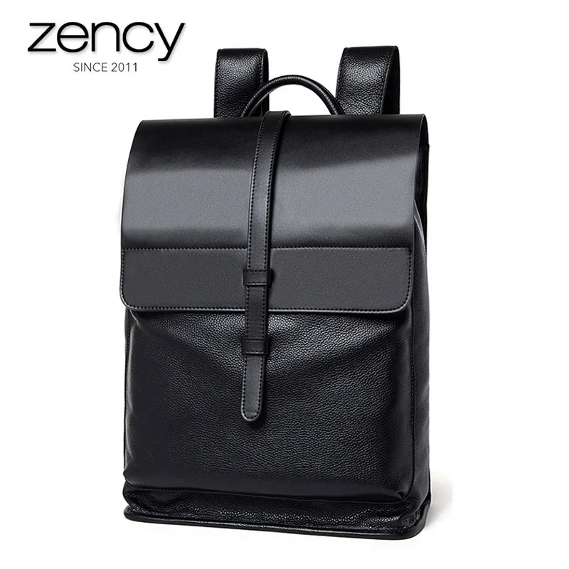 2017 Men High Capacity Backpacks Genuine Leather Fashion Travel Bags Men's Business Laptop Packs