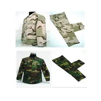 German Army woodland camo Suit ACU BDU Military Camouflage Suit sets CS Combat Tactical Paintball Uniform For Man Whosale