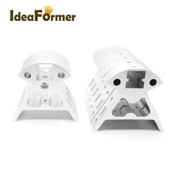 Delta Vertex Kossel Reprap Frame Aluminum 1 set 3D printer parts All-metal Corner 3 Top+6 bottom