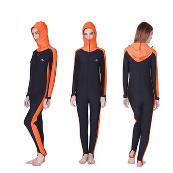 Women UPF50+ Quick-Dry Rash Guard One Pieces Wetsuit Swimwear Snorkeling Swimming Surfing Diving Suit Swimsuit Clothing 6 Colors