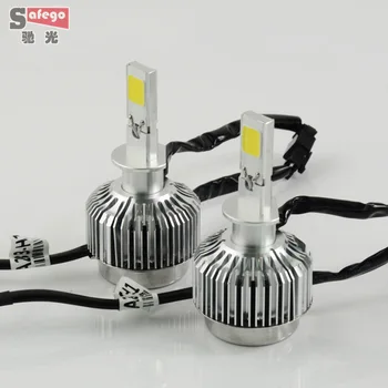 1set H1 66w COB LED car headlight 6000LM headlamp LED headlight FOR Universal Car LED Headlight Fog light Bulb 12v