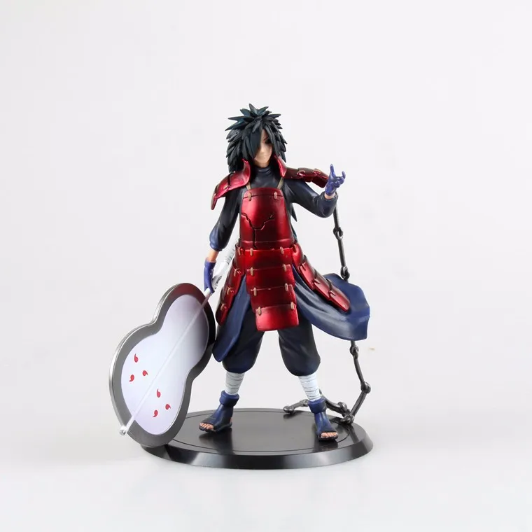 Stock sale Naruto Shippuden Uchiha Madara PVC Action Figure Collectible Model Toy 17cm Boxed Birthday gift