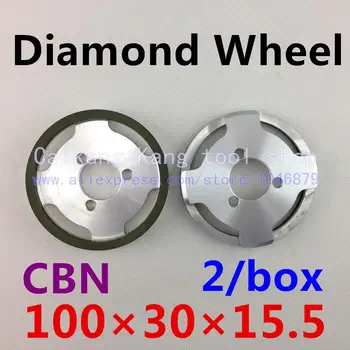 2 / pack Diamond Wheel 610 large roundabout round knife Web round cutter wheel CBN 100*30*15.5mm