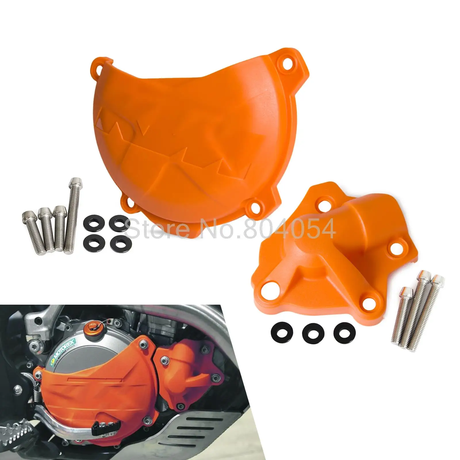 Clutch Cover Protector Water Pump Cover Protector for KTM KTM 250 SX-F 2013- KTM 350 XCF-W 2013-2016 FREERIDE 350 2013-2016