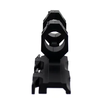 Tactical Heavy Duty Rifle Scope Mount Quick Detach Cantilever Scope Ring Mount 25mm-30mm Dual Ring 20mm Rail Auto Lock