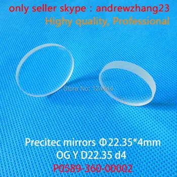 5pcs/lot 1064nm laser protective mirrors windows mirrors for precitec 22.35*4mm  Precitec laser spare P0589-360-00002