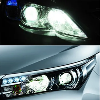Car Light Source 2Pcs 10000K Car Head Light Replacement H1 Xenon HID Headlight 35W Bulb Lamp