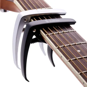 ROCKET 2016 Aluminium Alloy Silver Quick Change Clamp Key Acoustic Classic Guitar Capo For Tone Adjusting -