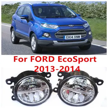 For FORD EcoSport 2013-Fog Lamps LED Car Styling 10W Yellow White 2016 new lights