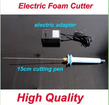 1pc 15cm Electric Foam Hot Knife Styrofoam Cutter Pen+ Electronic Voltage Transformer Adapter (EU plug available)