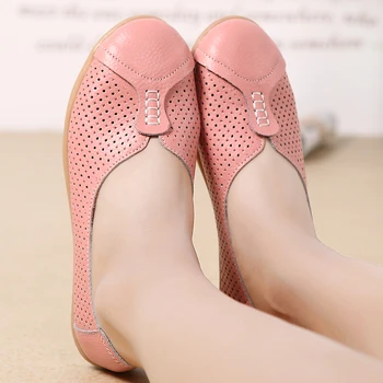 Spring single mother shoes woman designer round toe flat with women shoes genuine leather 7 kinds vintage loafers