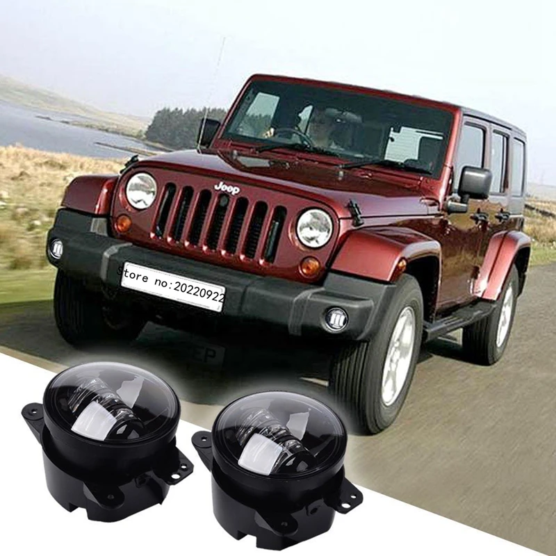 China supplier 4 Inch 30w Led Fog Lights for Jeep Tractor Boat Led Fog Lamps Bulb Auto Led Headlight Driving Offroad Lamp