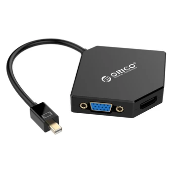 ORICO DMP-HDV3 Mini DP /M TO HDMI & DVI & VGA /F Adapter To Thunderbolt Cable DisplayPort Display Port for Laptop Computer