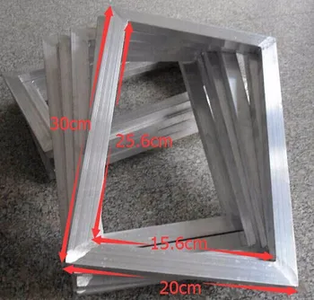 2pcs Silk Screen Printing Aluminum frame outside size 20x30CM