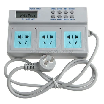 AU Plug Highpower Microcomputer Control 3in1 Programmable Digital Timer Socket #S018Y#