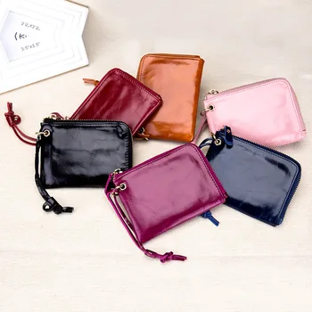 Genuine Leather Original Brand NEW 2017 Fashion Women Clutch Bag Small Purse Leather Wallets Female Bolsa Card Holders Luxury