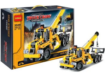 Decool 3348 3349 High TTECHNIC 8067 MOBILE CRANE TOW TRUCK VEHICLE Model building block toys gifts compatiable with lego