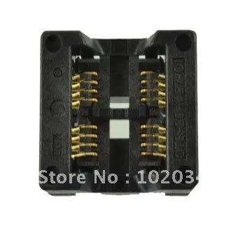 NEW SOP2x8 1.27mm SOP20 IC Test Socket / Programmer Adapter / Burn-in Socket(OTS-20(2x8)-1.27-01)