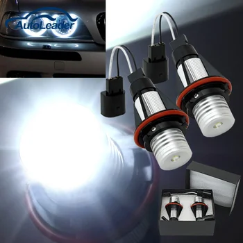 1 Year Warranty High Power 7000k 5W LED Angle Eyes Halo Xenon Marker Ring Light Bulb Canbus For BMW E39 E53 E60 E61 E65 X5