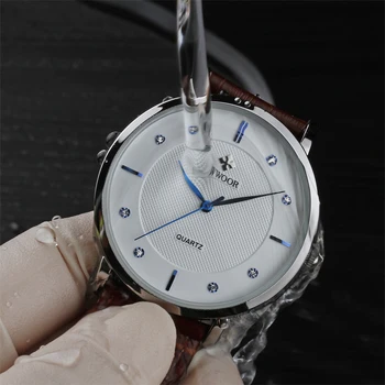 2016 Luxury Brand Mens Watches Ultra Thin Genuine Leather Clock Male Quartz Sport Watch Men Waterproof Casual Wristwatch relogio