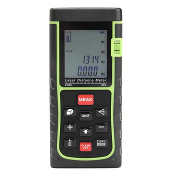 NEW Black And Green Handheld Digital Laser Point Distance Meter Measure Tape Range Finder Durable Quality