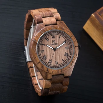 2016 Newest Arrival Original Wood Men's Wristwatch Classic Folding Clasp Quarzt Wood watch Movement Wrist Watch erkek kol saati