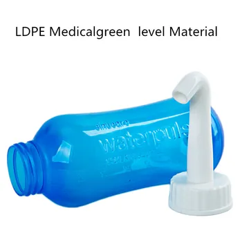 300ml Nasal Wash Neti Pot Nose Cleaner Bottle Nasal Irrigator Nasal Wash Pot Saline Children Baby allergic rhinitis Nose Care