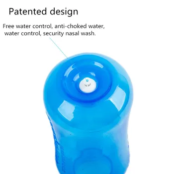 300ml Nasal Wash Neti Pot Nose Cleaner Bottle Nasal Irrigator Nasal Wash Pot Saline Children Baby allergic rhinitis Nose Care