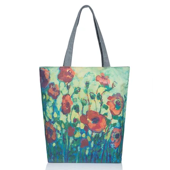 Shoulder Bag Women Canvas Large Luxury Brand Spring Summer Casual Women Bags Flower Big Women Messenger Bag Handbag