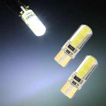 T10 W5W 194 COB Canbus LED 12SMD Auto Wedge Side Interior License Plate Light Bulb Car Light Clearance Lamp Car Light Sourse 12V