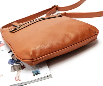 Solid Women Bag Portable Shoulder Bag Soft European and American Style Messenger Bags Candy Color Lady Crossbody Handbags