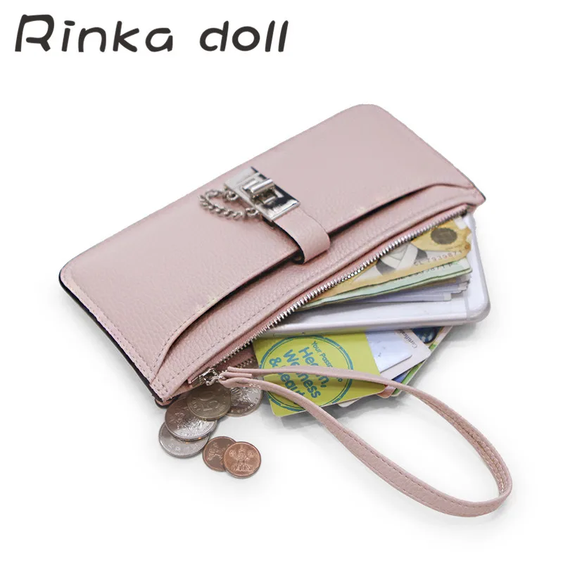 Rinka doll Popular Brands Casual Design Women Wallets PU Leather Long Style Lady Wallet Cute Girl Card Purse #Q169
