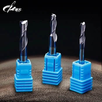 Double Blade tungsten steel cutter milling knife tools for woodworking plastic aluminium stainless steel engraving cnc End mill