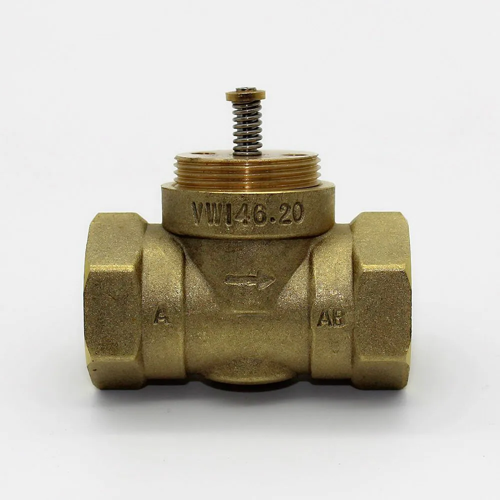 Brass two-way valve DN20 Electric Thermal Actuator valve