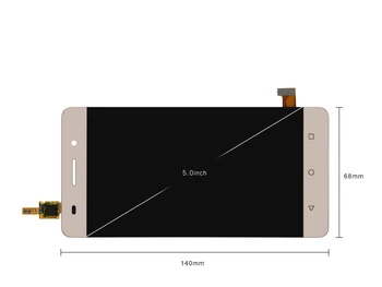 For Huawei Honor 4C LCD Display touch Screen with digitizer with frame assembly + black white gold