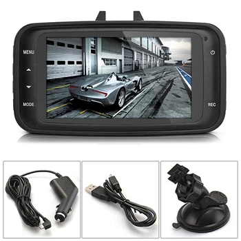 GS8000L 1080P Full HD 2.7 Inch LCD Car DVR Camera Video Recorder Novatek M-JPEG Wide Angle G-Sensor HDMI Digital Zoom Auto DVR