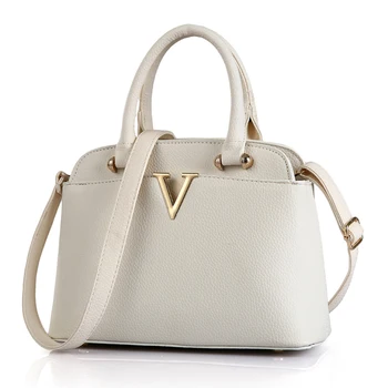 New Fashion Women Bags PU Leather Handbags Ladies V Letter Handbags Women Messenger Shoulder Bags Bolsa Feminina