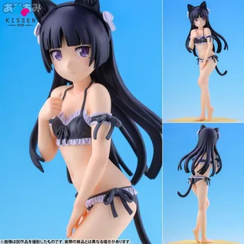 Kissen Beach Queens Anime Kuroneko Gokou Ruri Swimsuit ver. Sexy PVC Figure Collectible Model Toy