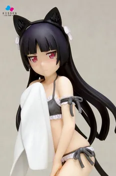Kissen Beach Queens Anime Kuroneko Gokou Ruri Swimsuit ver. Sexy PVC Figure Collectible Model Toy